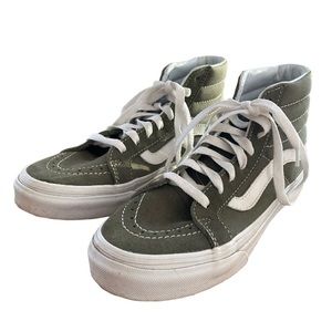 Vans Women’s Olive Green High Tops Sz: 5